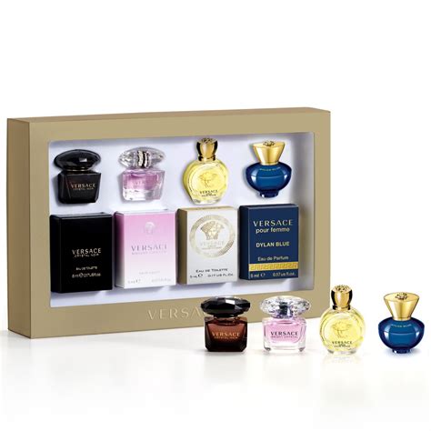 versace gift set women's|versace women's miniature set.